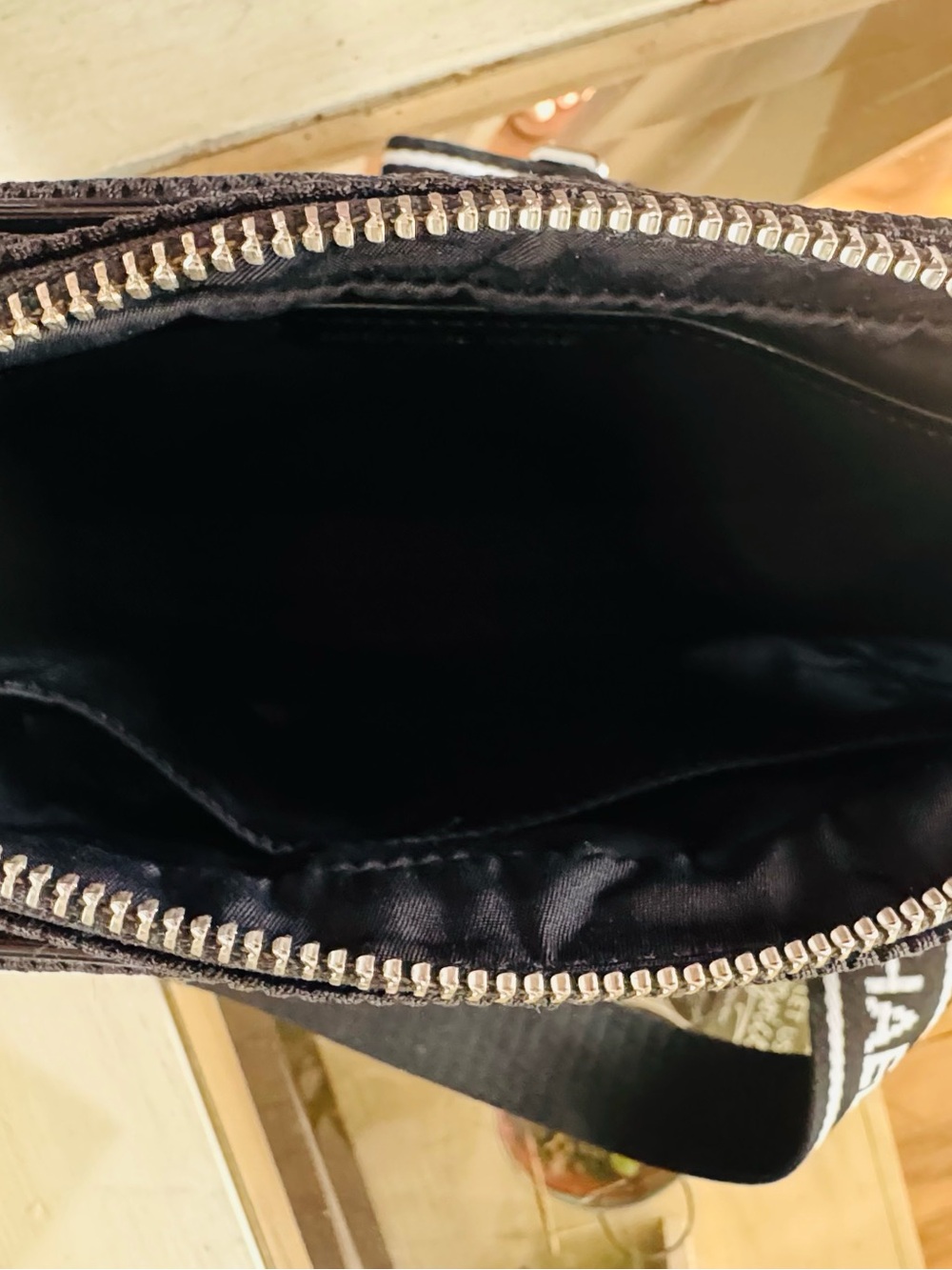 Michael Kors Black Mesh KORS Logo Belt Bag - Picture 5 of 7